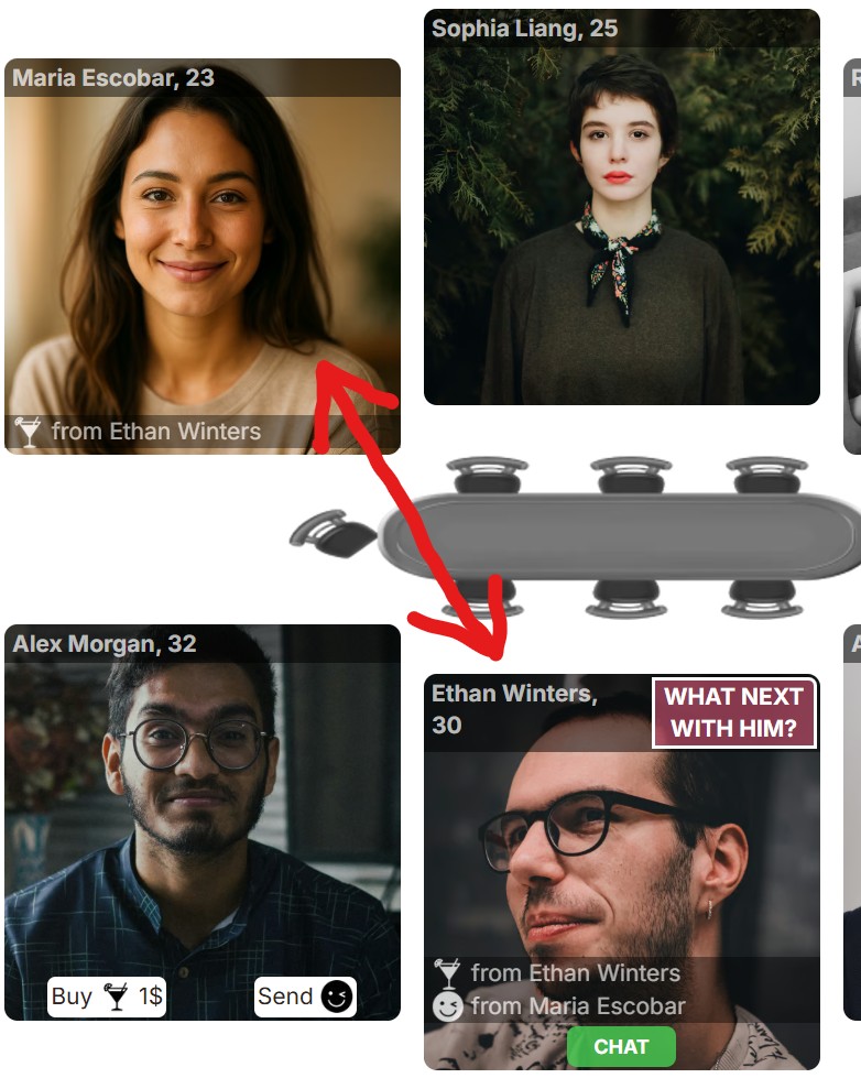 Example NightOut screen